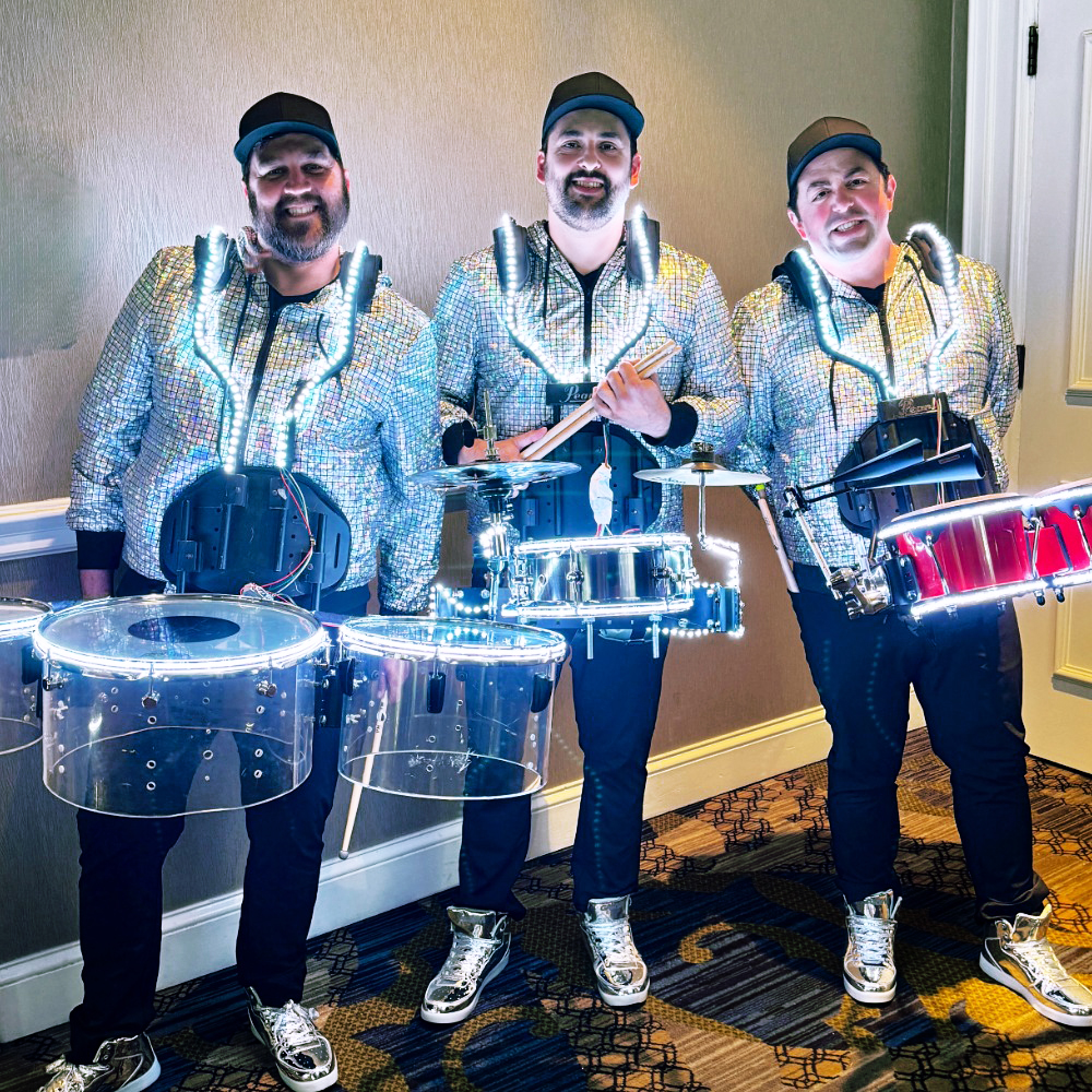 Stix One Five Nashville LED drumline performers