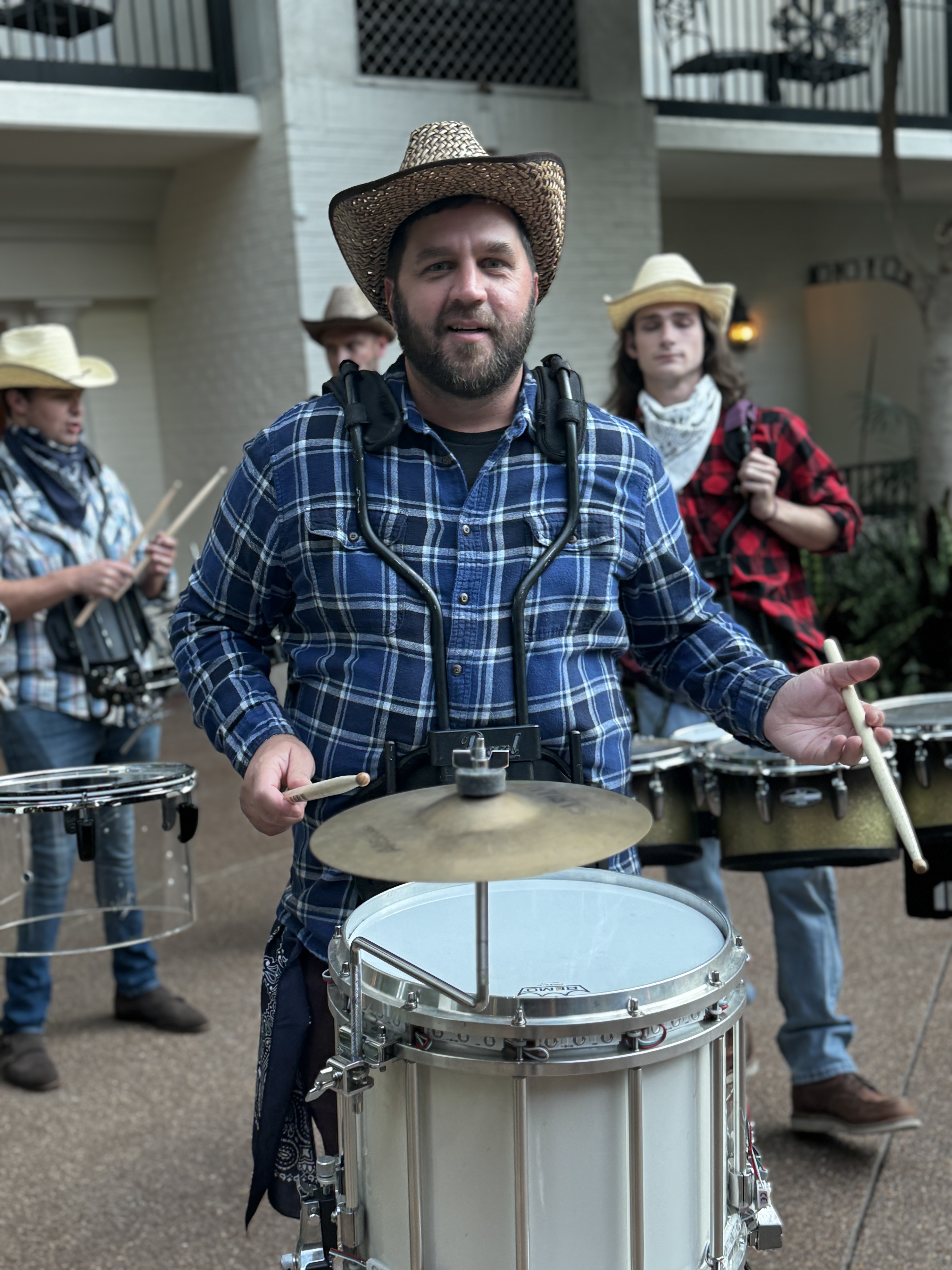 Hot Stickin' Nashville country drumline performer