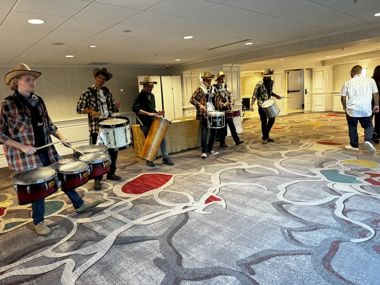Hot Stickin' Country Drumline featuring Live Drums|Country Percussion|Acoustic Drums|Nashville Character